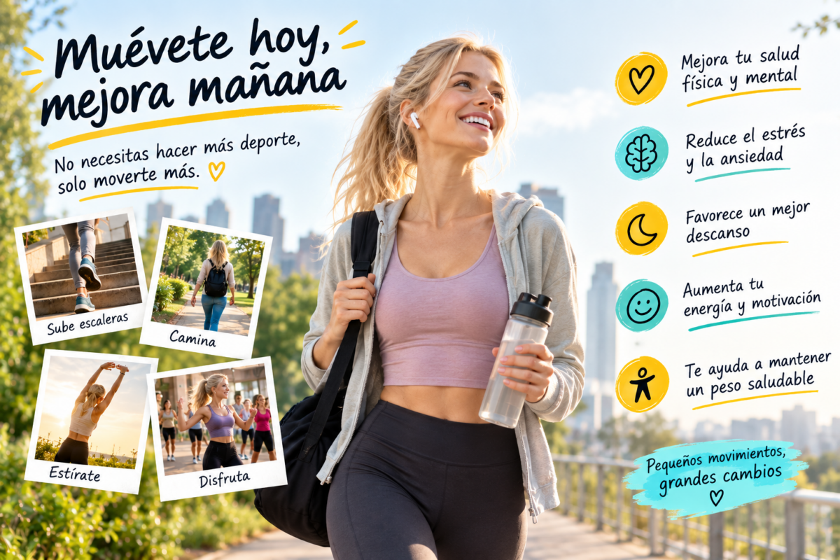 'Persona caminando al aire libre como parte de su rutina de movimiento